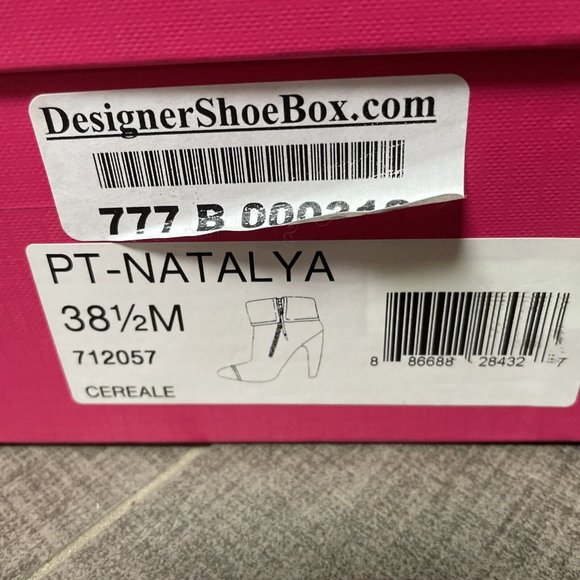 plenty by tracy reese Natalya High Heel Brown Bootie Ankle Boot Nib 8 38.5 - Picture 13 of 13